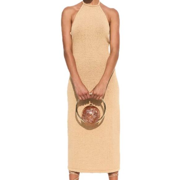 Cult Gaia Chaya Knit Halter Dress - Picture 1 of 10